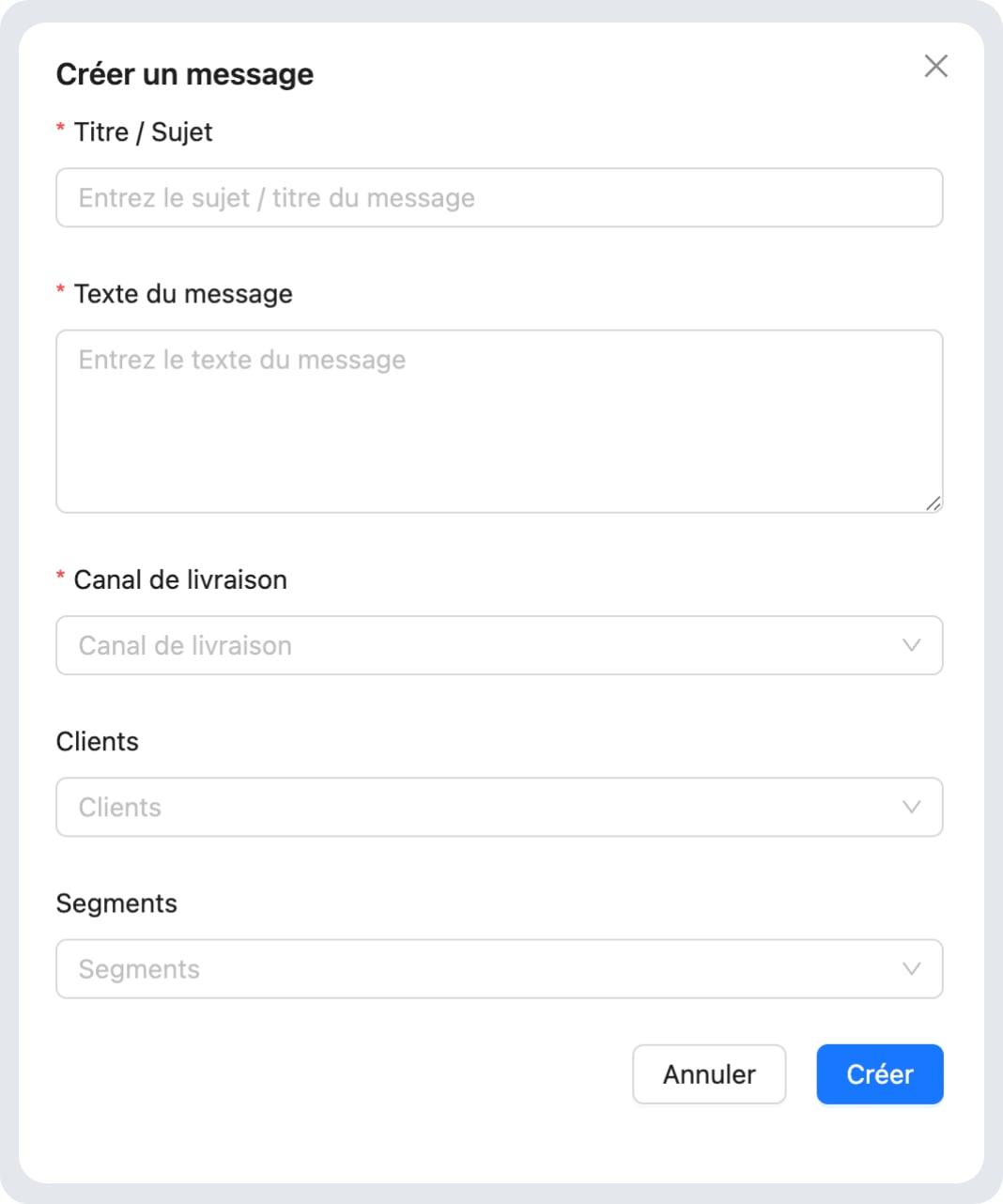 Canaux de communication avec les clients image