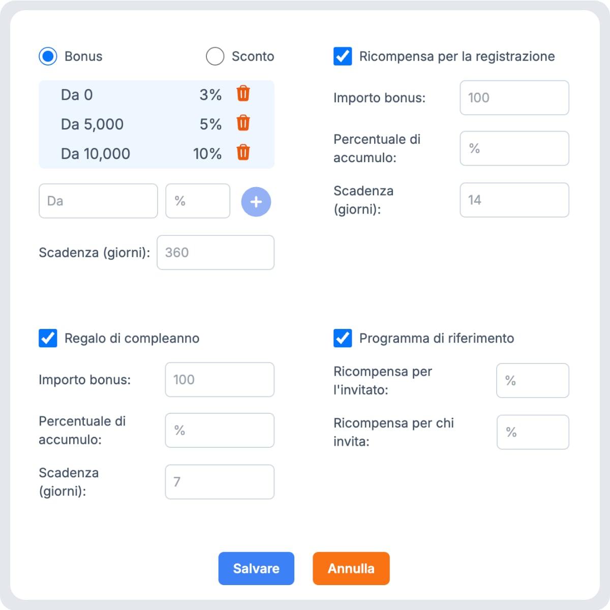 Programmi di fidelizzazione image