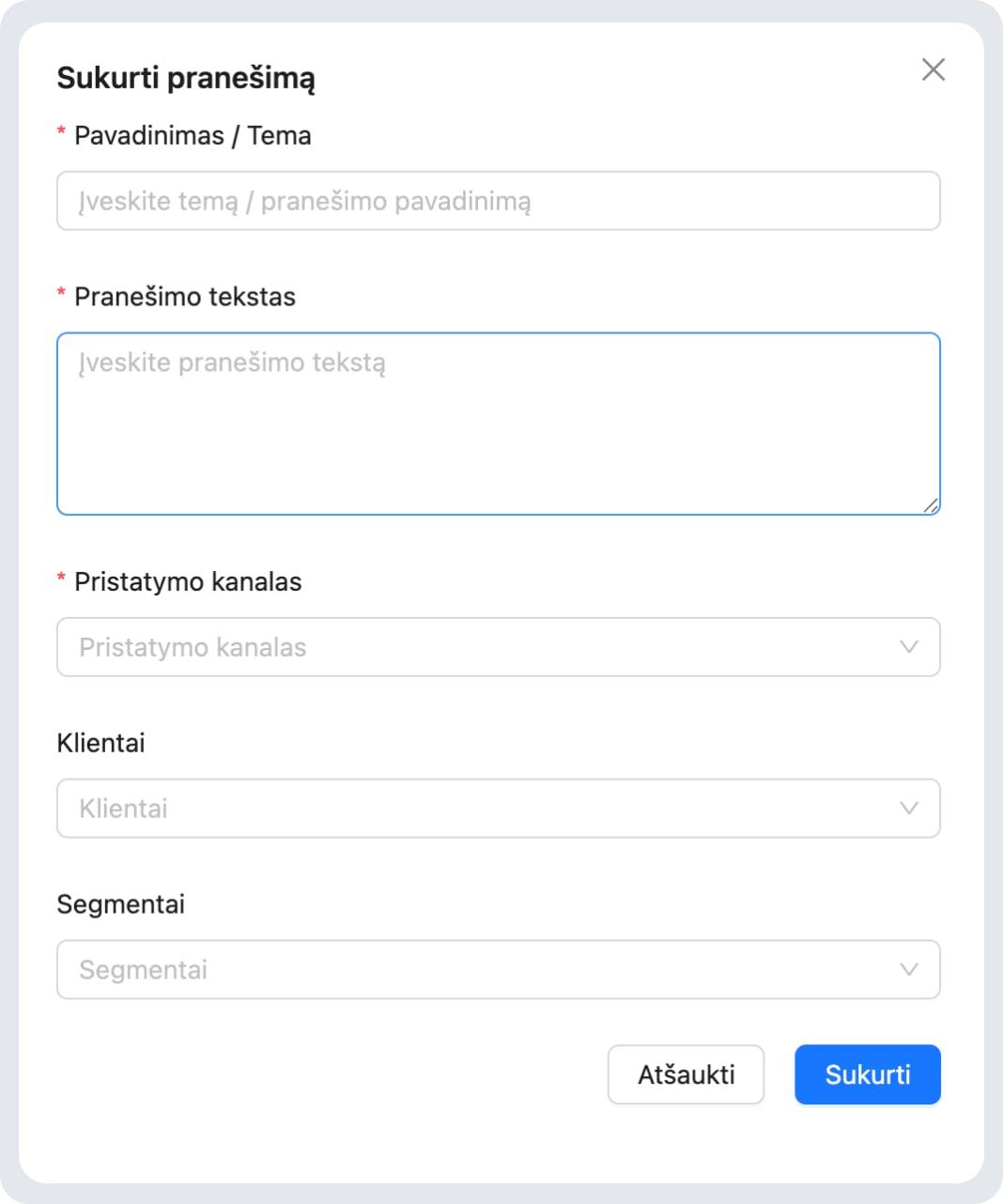 Komunikacijos kanalai su klientais image